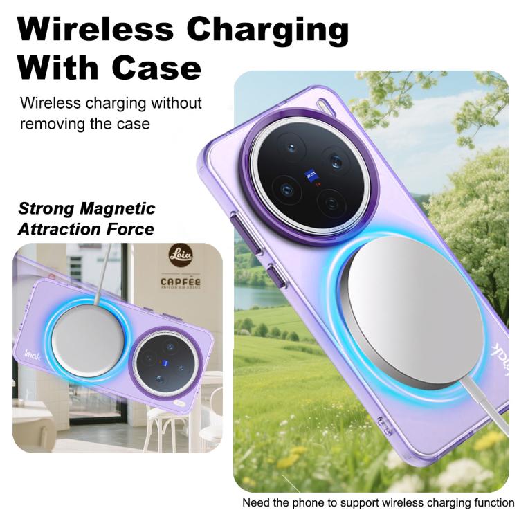 For vivo X200s IMAK Candy Series Shockproof MagSafe Phone Case