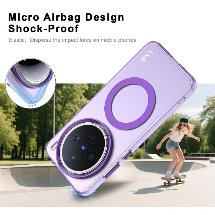 For vivo X200s IMAK Candy Series Shockproof MagSafe Phone Case