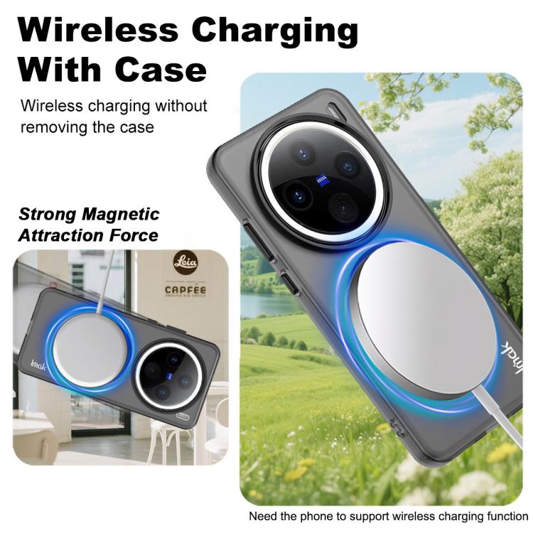 For vivo X200 IMAK Candy Series Shockproof MagSafe Phone Case