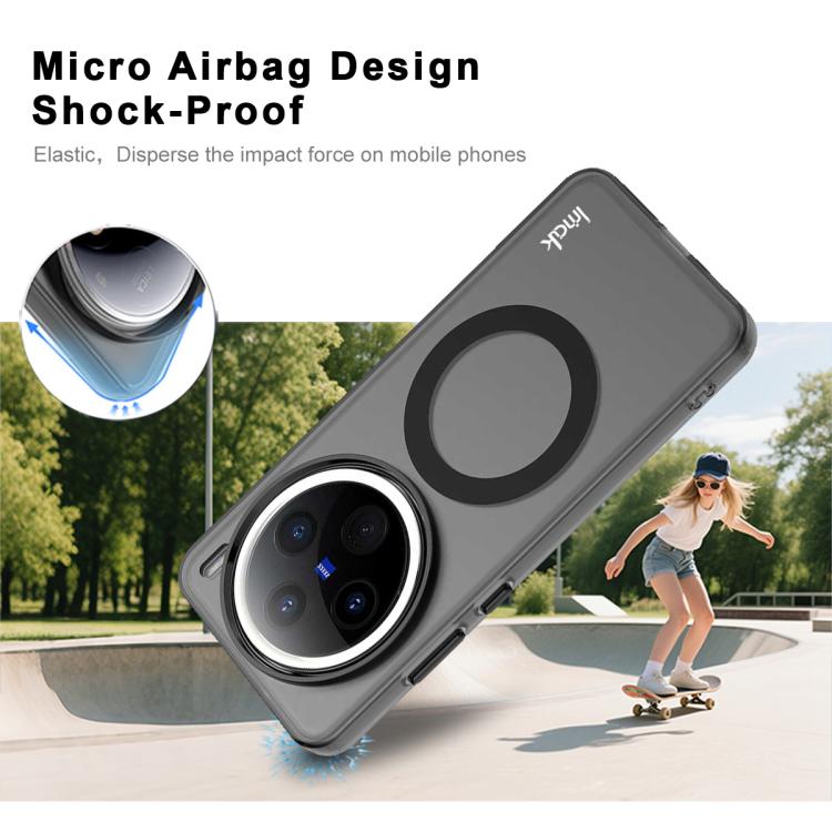 For vivo X200 IMAK Candy Series Shockproof MagSafe Phone Case