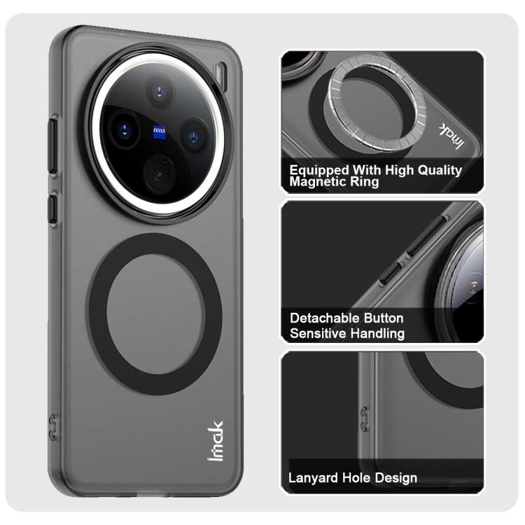 For vivo X200 IMAK Candy Series Shockproof MagSafe Phone Case
