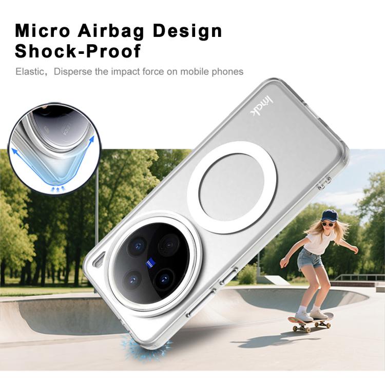 For vivo X200 IMAK Candy Series Shockproof MagSafe Phone Case