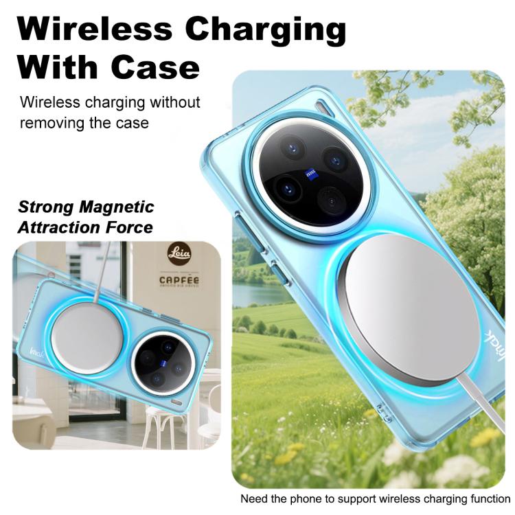 For vivo X200 IMAK Candy Series Shockproof MagSafe Phone Case