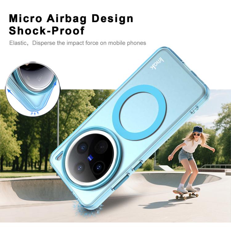 For vivo X200 IMAK Candy Series Shockproof MagSafe Phone Case