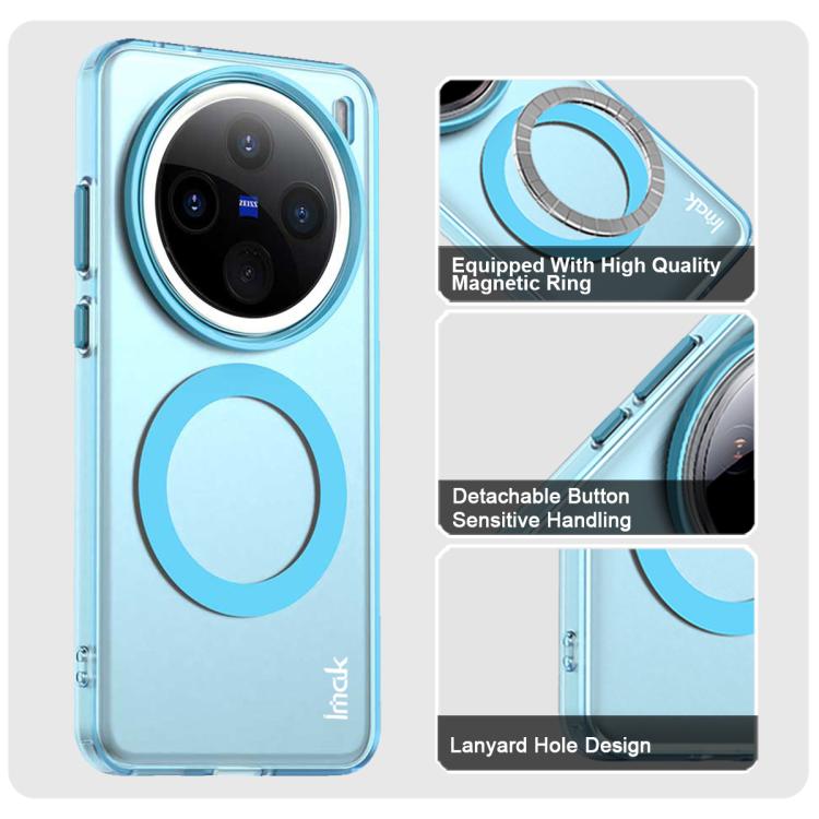 For vivo X200 IMAK Candy Series Shockproof MagSafe Phone Case