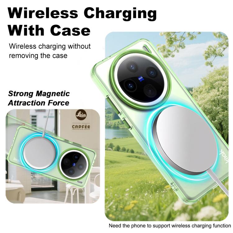For vivo X200 IMAK Candy Series Shockproof MagSafe Phone Case