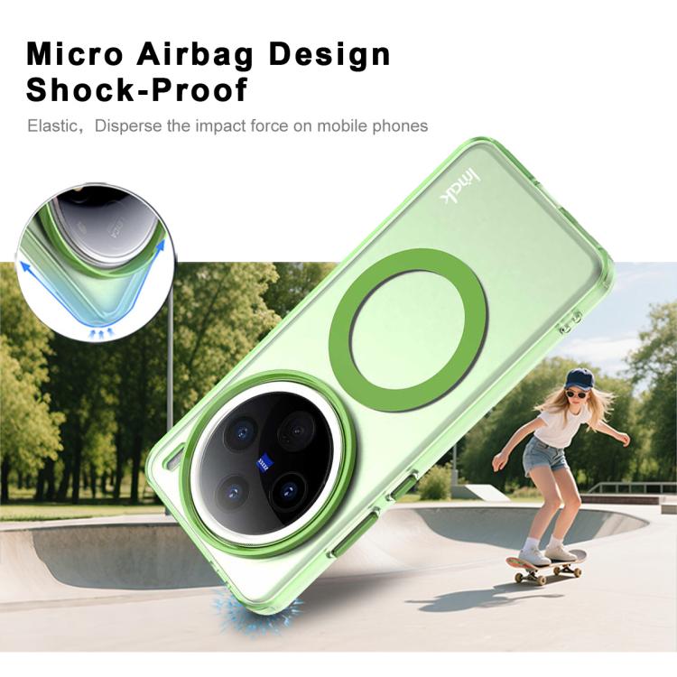 For vivo X200 IMAK Candy Series Shockproof MagSafe Phone Case