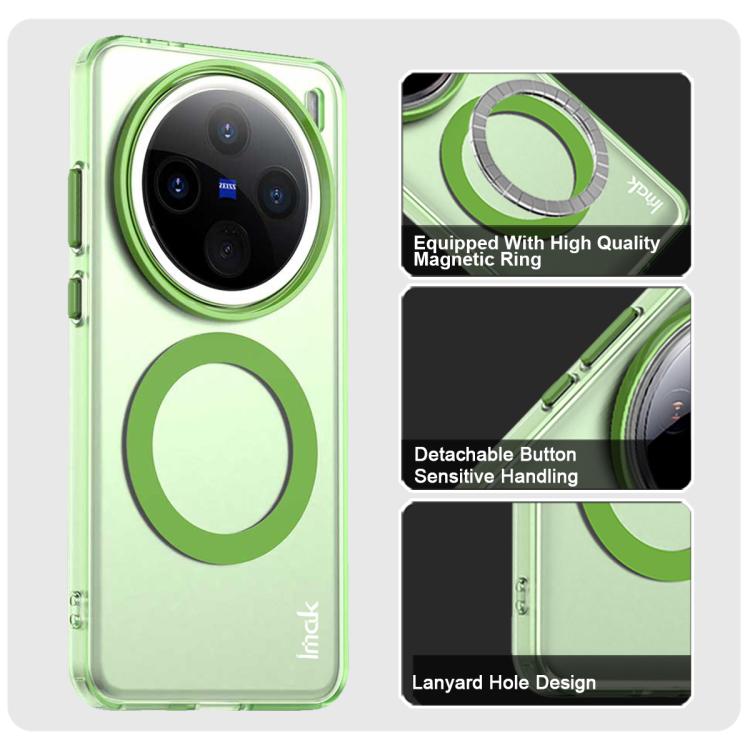 For vivo X200 IMAK Candy Series Shockproof MagSafe Phone Case
