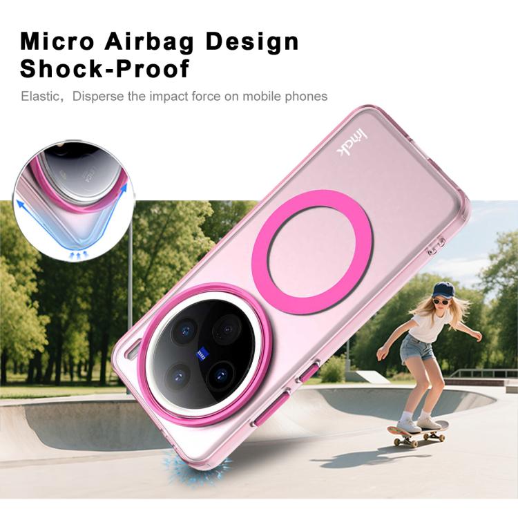 For vivo X200 IMAK Candy Series Shockproof MagSafe Phone Case