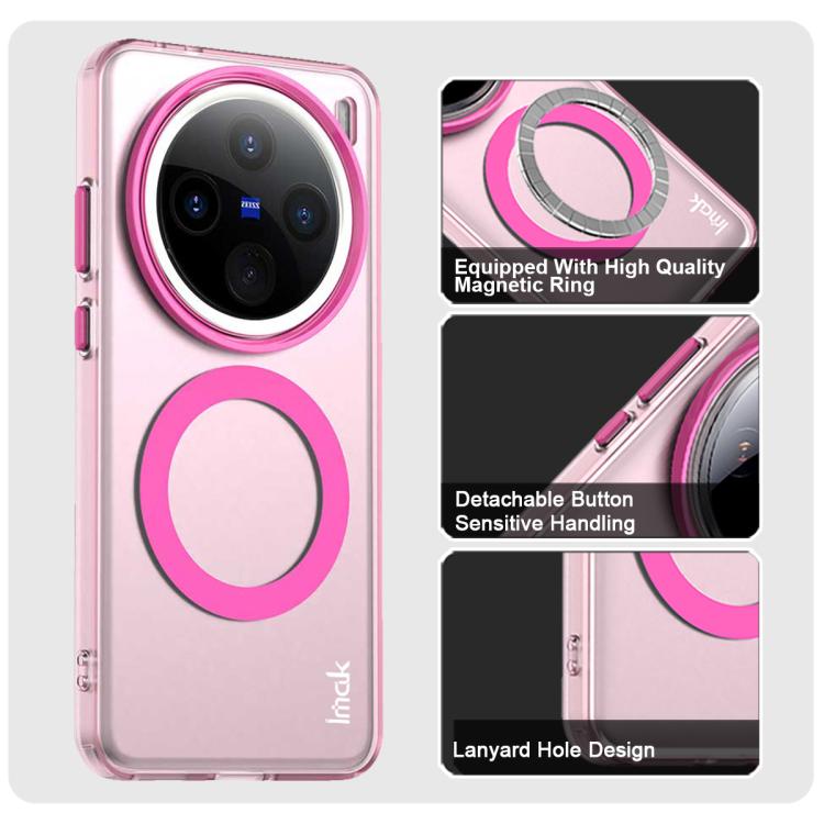 For vivo X200 IMAK Candy Series Shockproof MagSafe Phone Case