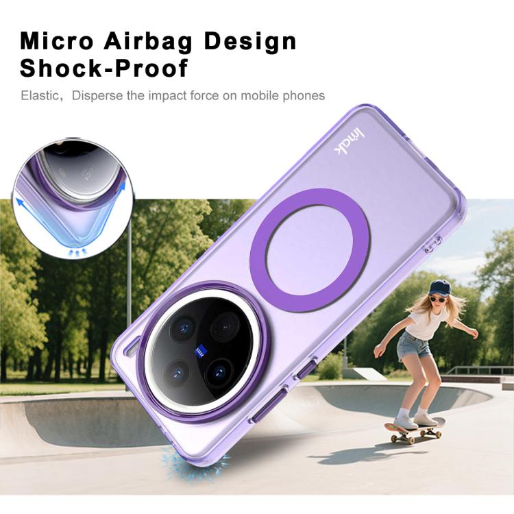 For vivo X200 IMAK Candy Series Shockproof MagSafe Phone Case