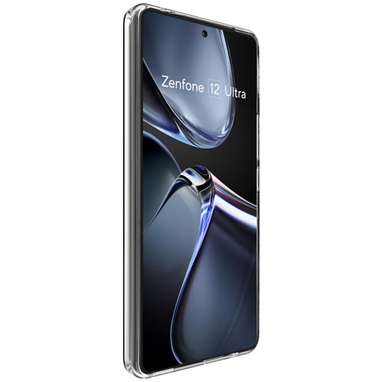 For Asus Zenfone 12 Ultra imak UX-5 Series Super Slim Transparent Shockproof TPU Protective Case - Transparent