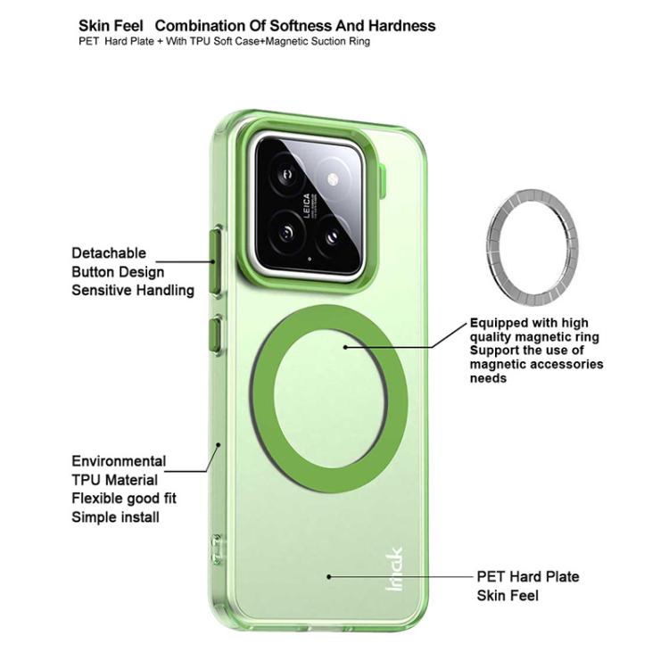 For Xiaomi 15 IMAK Candy Series Shockproof MagSafe Phone Case