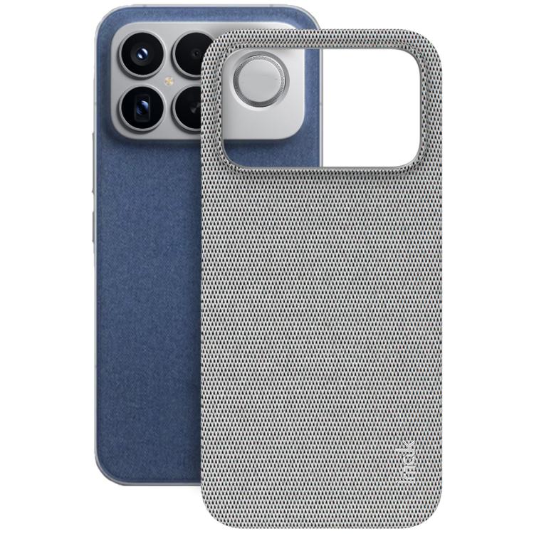 For Redmi K90 Pro Max/Poco F8 Ultra imak Ruiyi Series Cloth Texture PU + PC Phone Case