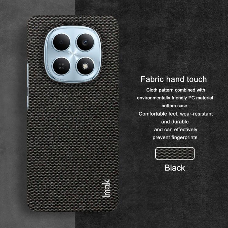 For Redmi Note 15 5G Global 164mm imak Ruiyi Series Cloth Texture PU + PC Phone Case