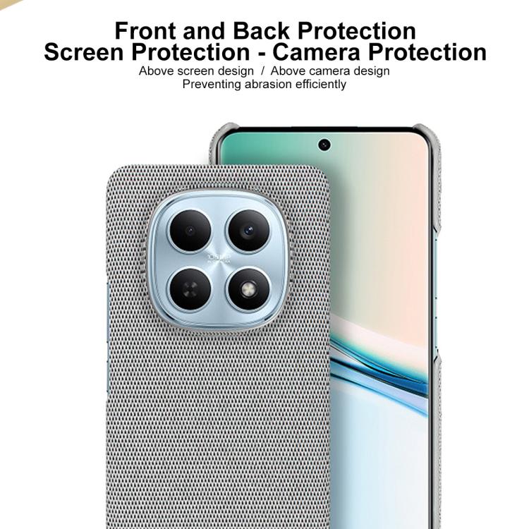 For Redmi Note 15 5G Global 164mm imak Ruiyi Series Cloth Texture PU + PC Phone Case