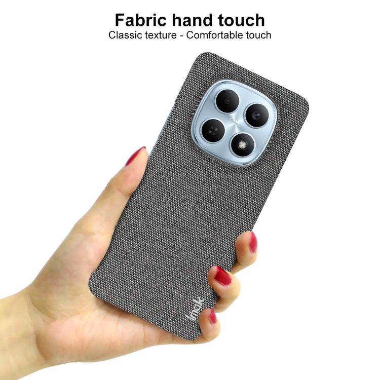 For Redmi Note 15 5G Global 164mm imak Ruiyi Series Cloth Texture PU + PC Phone Case