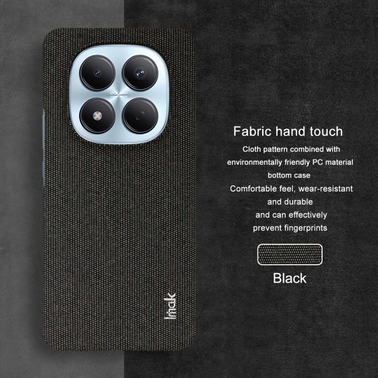 For Redmi Note 15 4G Global 164mm imak Ruiyi Series Cloth Texture PU + PC Phone Case