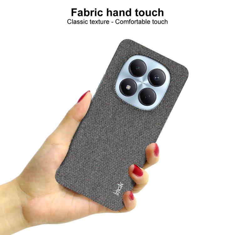 For Redmi Note 15 4G Global 164mm imak Ruiyi Series Cloth Texture PU + PC Phone Case