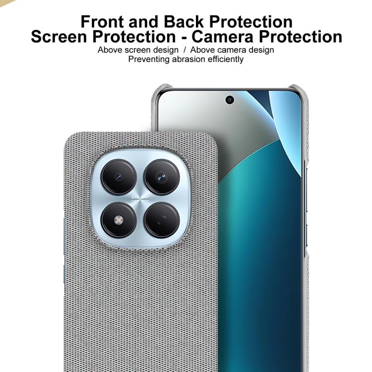 For Redmi Note 15 4G Global 164mm imak Ruiyi Series Cloth Texture PU + PC Phone Case