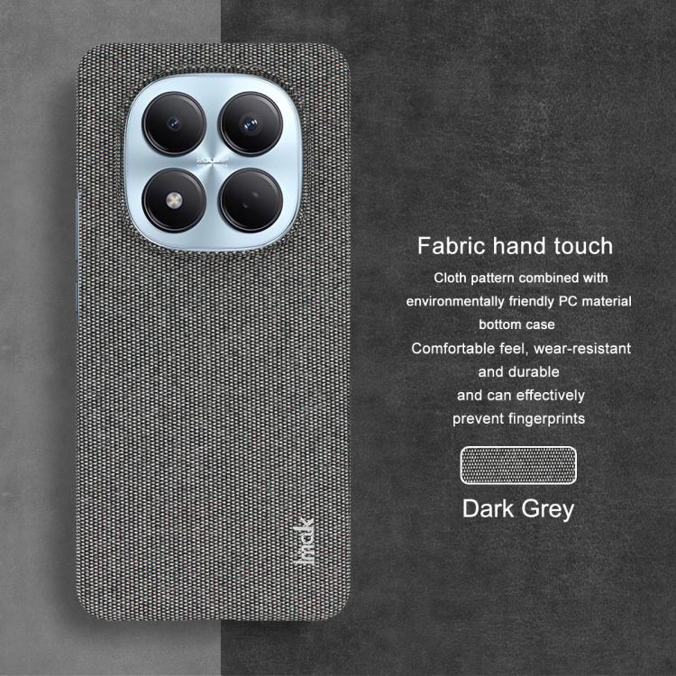 For Redmi Note 15 4G Global 164mm imak Ruiyi Series Cloth Texture PU + PC Phone Case