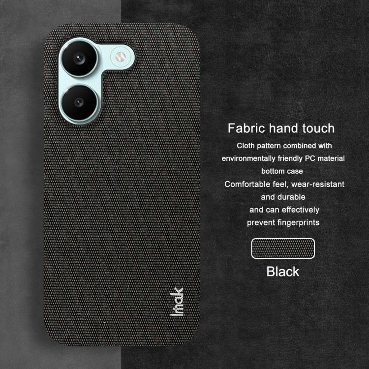 For Redmi Turbo5 5G / Poco X8 Pro 5G imak Ruiyi Series Cloth Texture PU + PC Phone Case