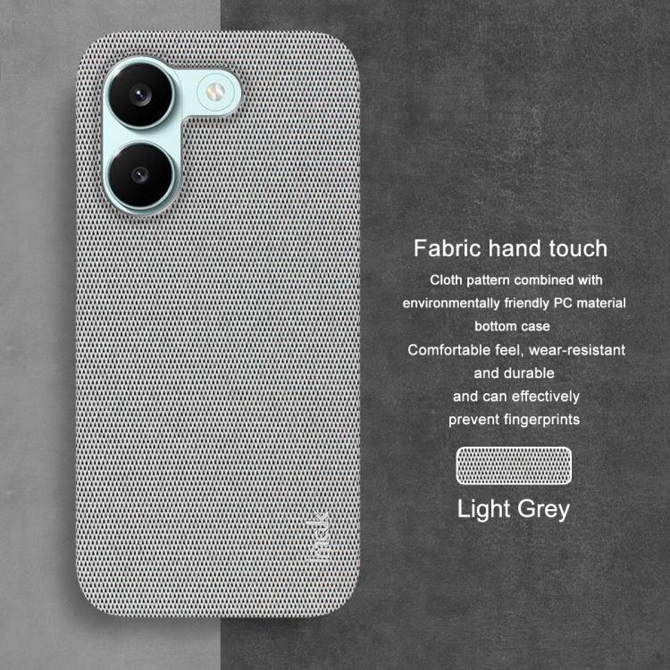 For Redmi Turbo5 5G / Poco X8 Pro 5G imak Ruiyi Series Cloth Texture PU + PC Phone Case