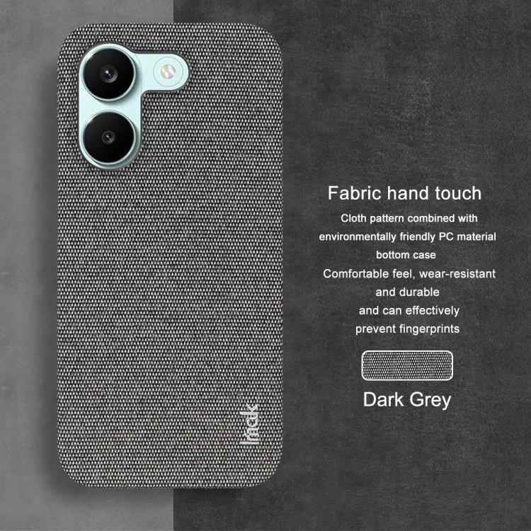 For Redmi Turbo5 5G / Poco X8 Pro 5G imak Ruiyi Series Cloth Texture PU + PC Phone Case