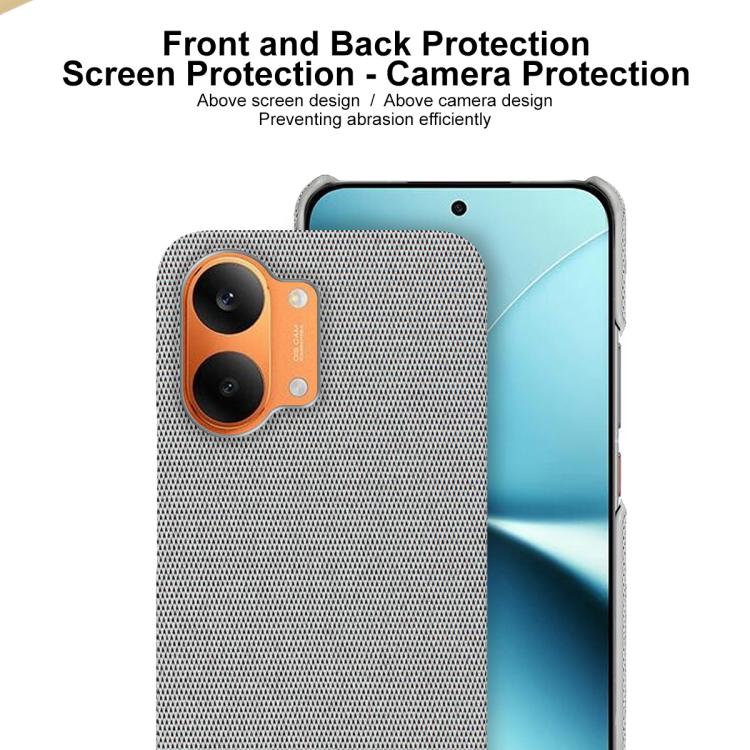 For Redmi Turbo5 Max/Poco X8 Pro Max 5G imak Ruiyi Series Cloth Texture PU + PC Phone Case