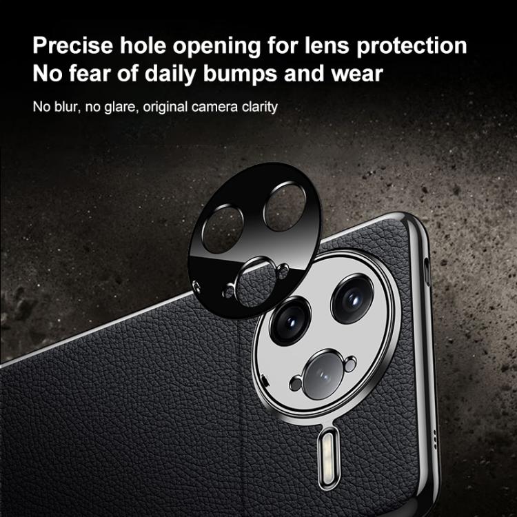 For Redmi K70 Genuine Leather PC Phone Case