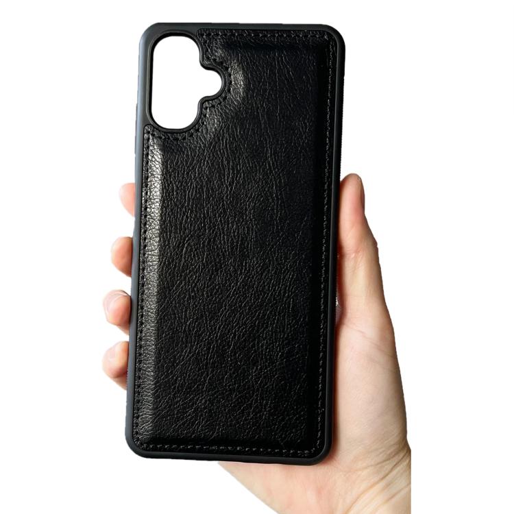 For Samsung Galaxy A06 Cowhide Texture Back Cover Phone Case