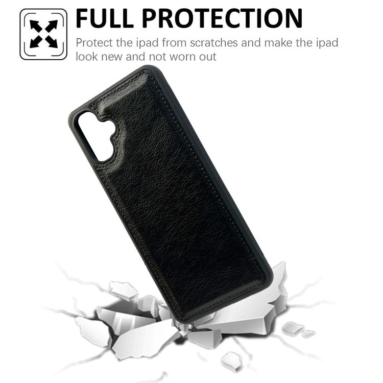 For Samsung Galaxy A06 Cowhide Texture Back Cover Phone Case