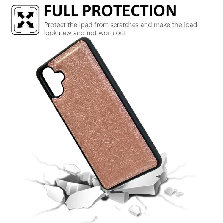 For Samsung Galaxy A06 Cowhide Texture Back Cover Phone Case