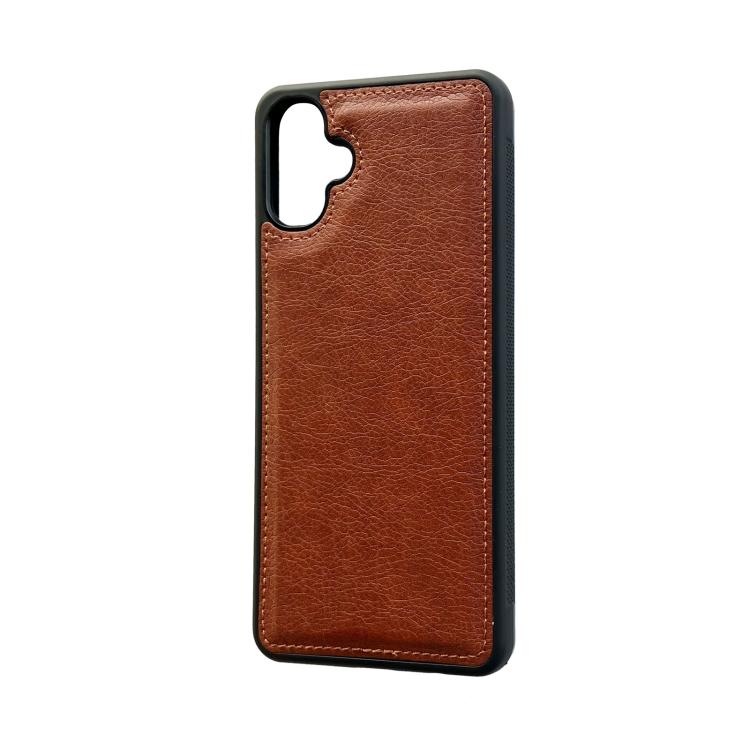 For Samsung Galaxy A06 Cowhide Texture Back Cover Phone Case
