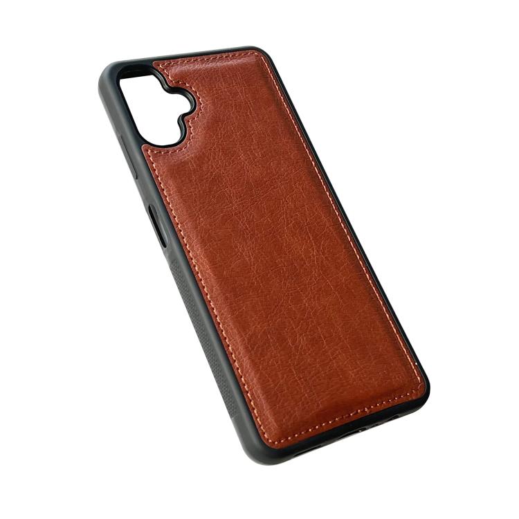 For Samsung Galaxy A06 Cowhide Texture Back Cover Phone Case