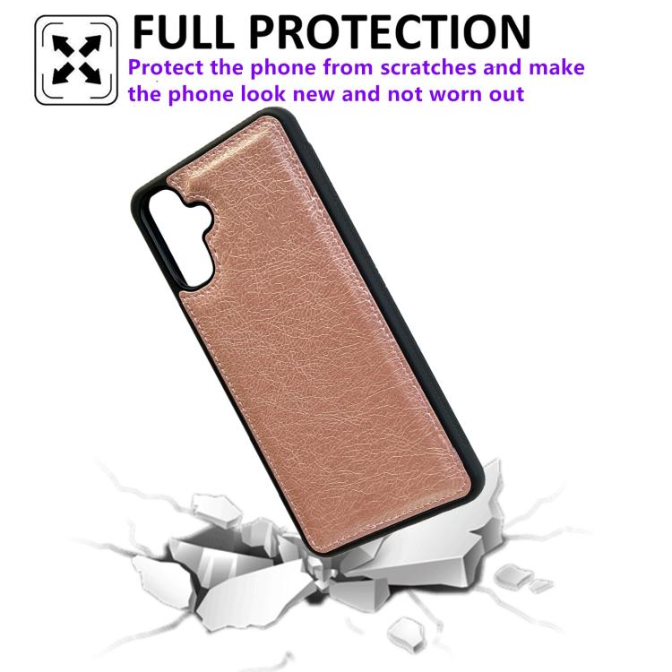 For Samsung Galaxy A36 5G Cowhide Texture Back Cover Phone Case