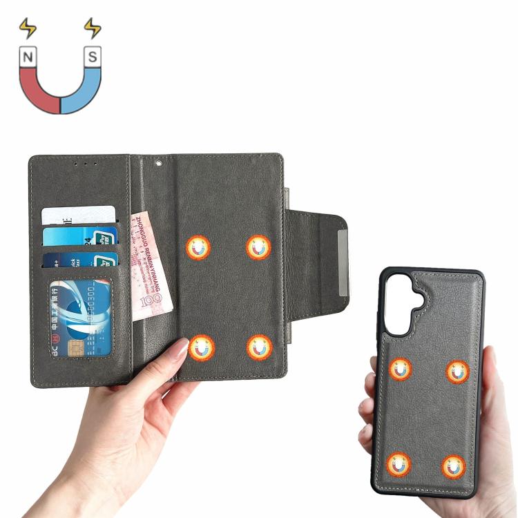 For Samsung Galaxy A26 5G Multifunctional 7-Card Wallet Leather Phone Case