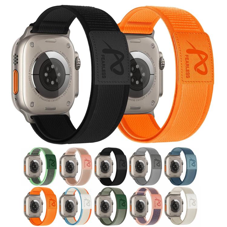 For Apple Watch 46mm / 49mm / 45mm / 44mm Fearless Trail Loop Nylon Band