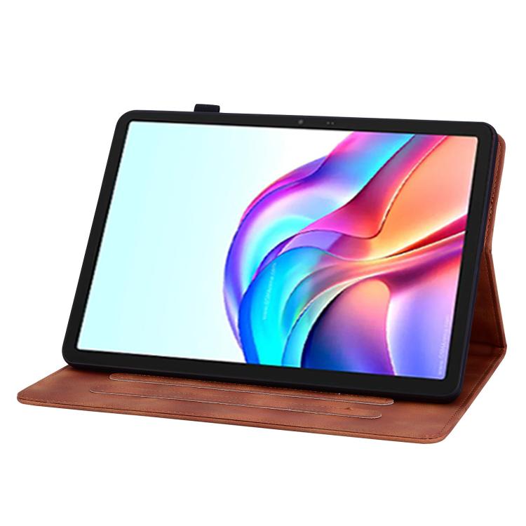 For Tecno Megapad 11 Lily Embossed Leather Tablet Case