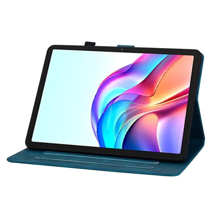 For Tecno Megapad 11 Lily Embossed Leather Tablet Case
