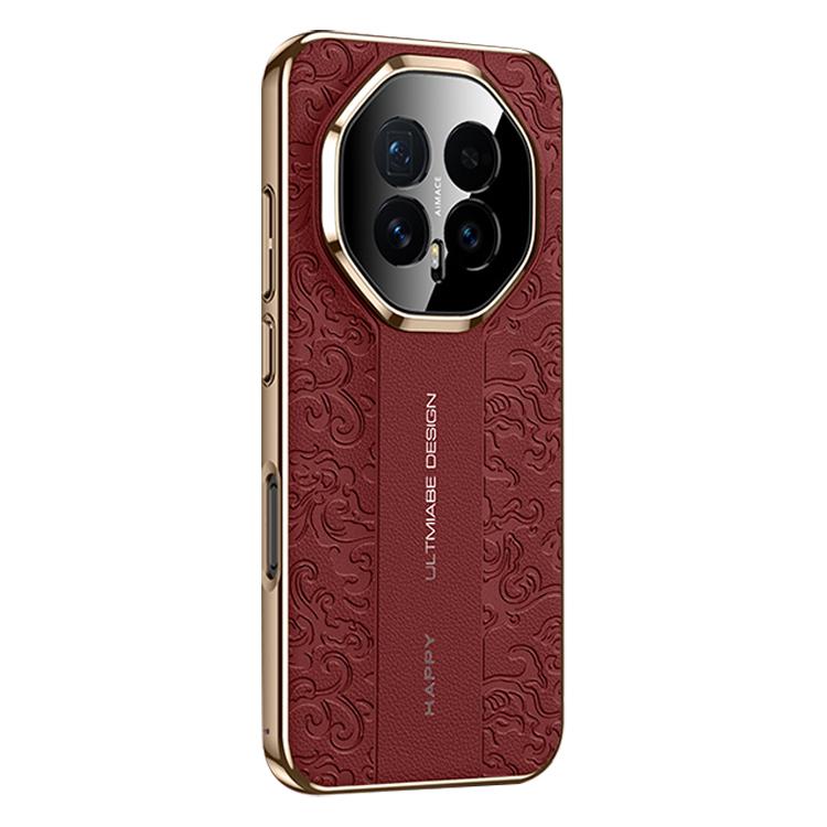 For Honor Magic8 Cloud Dragon Pattern Plain Leather PC Phone Case