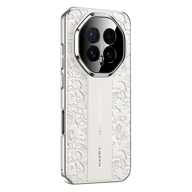 For Honor Magic8 Cloud Dragon Pattern Plain Leather PC Phone Case