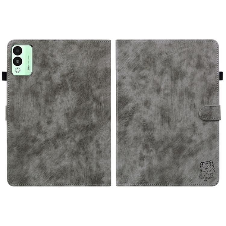 For Tecno Megapad 11 Tiger Pattern Flip Leather Tablet Case
