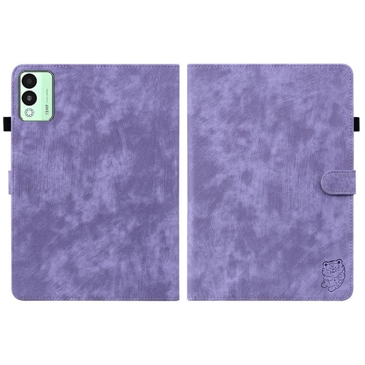 For Tecno Megapad 11 Tiger Pattern Flip Leather Tablet Case