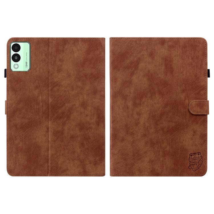 For Tecno Megapad 11 Tiger Pattern Flip Leather Tablet Case