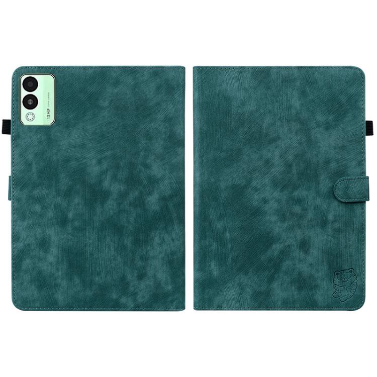 For Tecno Megapad 11 Tiger Pattern Flip Leather Tablet Case