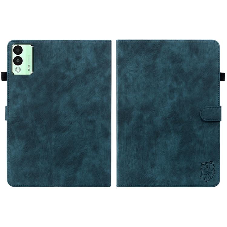 For Tecno Megapad 11 Tiger Pattern Flip Leather Tablet Case