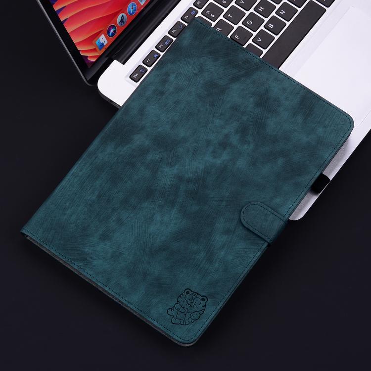 For Tecno Megapad 11 Tiger Pattern Flip Leather Tablet Case