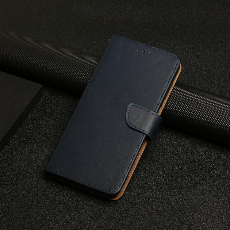 For Redmi Note 14 Pro 4G Genuine Leather Fingerprint-proof Flip Phone Case