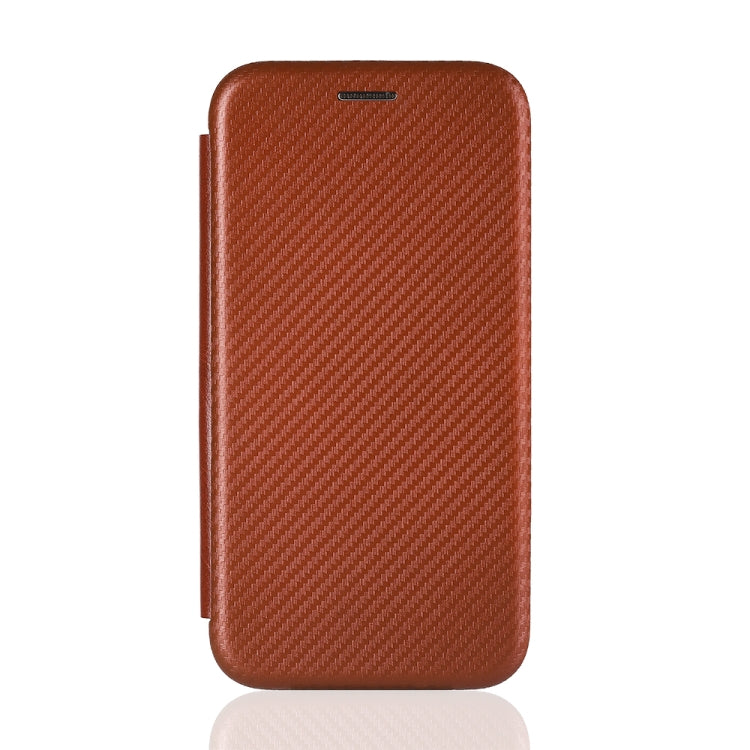For Samsung Galaxy A01 Carbon Fiber Texture Horizontal Flip TPU + PC + PU Leather Case with Rope & Card Slot